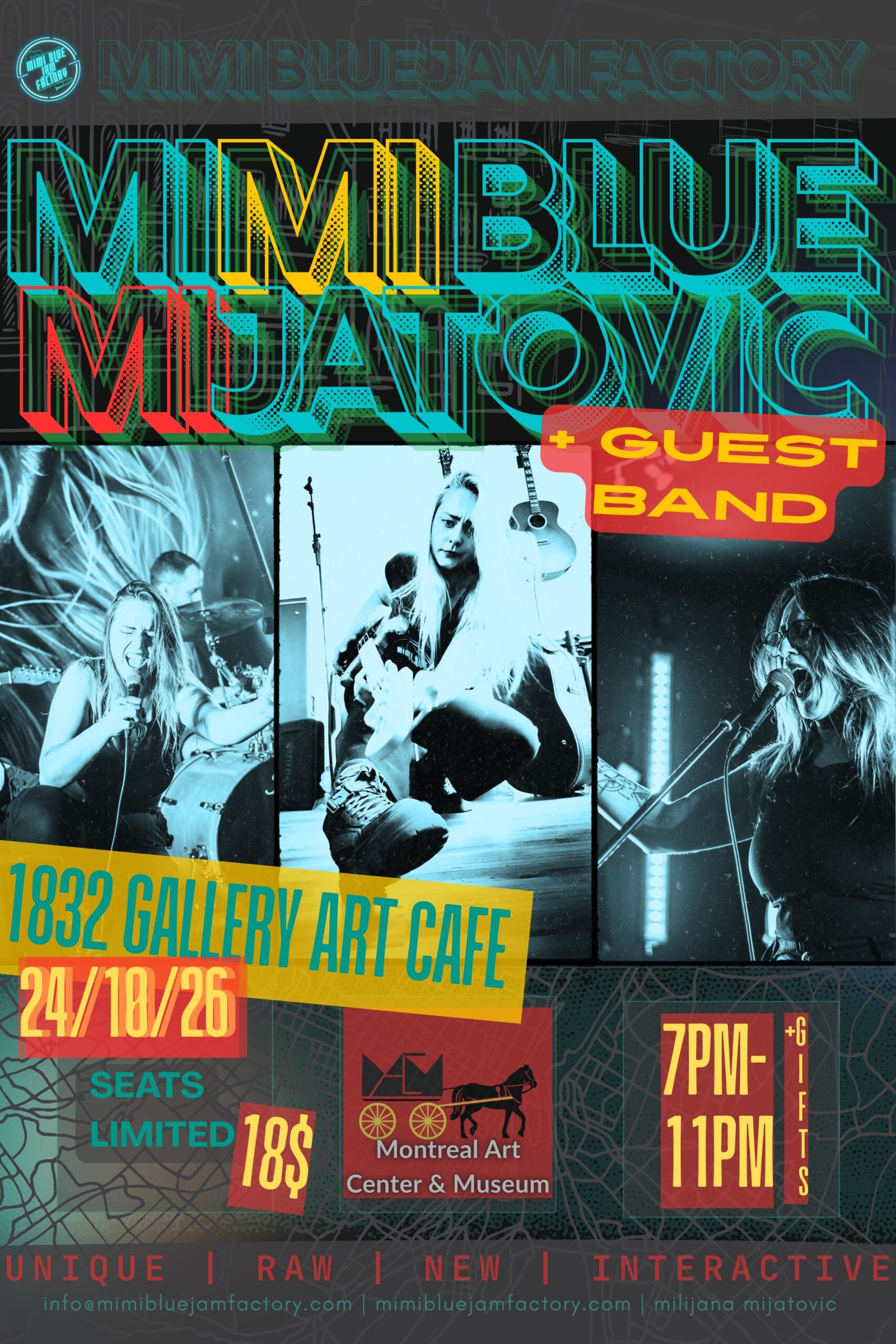 Mimi Blue Mijatovic + Guests @ 1832 Galery Art Caffe